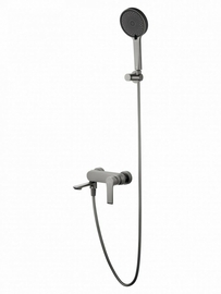 Смеситель для ванны с душем Wonzon & Woghand Brilliant, темный графит, WW-88037079-BGM - фото, отзывы, цена