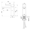 Смеситель для раковины Wonzon & Woghand Edge, хром, WW-88139003-CR - фото, отзывы, цена