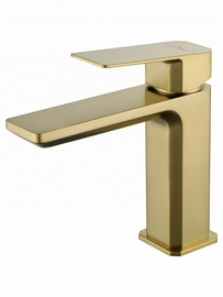 Смеситель для раковины Wonzon & Woghand Diamond, брашированное золото, WW-88139011-BG - фото, отзывы, цена