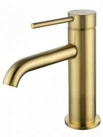 Смеситель для раковины Wonzon & Woghand Stick, брашированное золото, WW-88139017-BG - фото, отзывы, цена