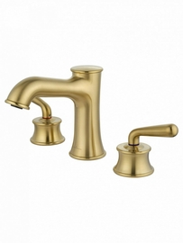 Смеситель для раковины Wonzon & Woghand Steam на 3 отверстия, брашированное золото, WW-88159008- BG - фото, отзывы, цена
