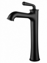 Смеситель для раковины высокий Wonzon & Woghand Steam, черный матовый, WW-88239008-MB - фото, отзывы, цена