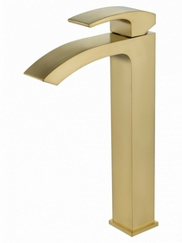 Смеситель для раковины высокий Wonzon & Woghand Fit, брашированное золото, WW-88239009- BG - фото, отзывы, цена