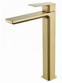 Смеситель для раковины высокий Wonzon & Woghand Diamond, брашированное золото, WW-88239011- BG  - фото, отзывы, цена