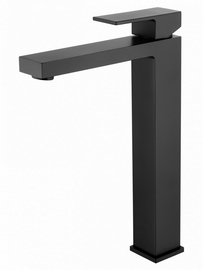 Смеситель для раковины высокий Wonzon & Woghand Cube, черный матовый, WW-88239016-MB - фото, отзывы, цена