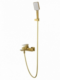 Смеситель для ванны с душем Wonzon & Woghand Edge, брашированное золото, WW-88639003A- BG - фото, отзывы, цена