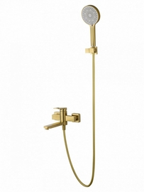 Смеситель для ванны с душем Wonzon & Woghand Frame, брашированное золото, WW-88639010- BG - фото, отзывы, цена