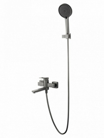 Смеситель для ванны с душем Wonzon & Woghand Frame, темный графит, WW-88639010-BGM - фото, отзывы, цена