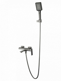 Смеситель для ванны с душем Wonzon & Woghand Diamond, темный графит, WW-88639011-BGM - фото, отзывы, цена