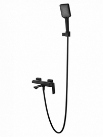 Смеситель для ванны с душем Wonzon & Woghand Diamond, черный матовый, WW-88639011-MB - фото, отзывы, цена
