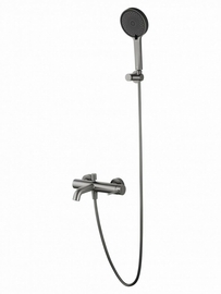 Смеситель для ванны с душем Wonzon & Woghand Stick, темный графит, WW-88639017-BGM - фото, отзывы, цена