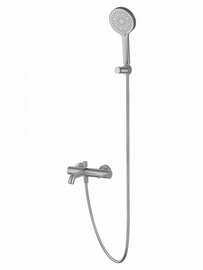 Смеситель для ванны с душем Wonzon & Woghand Stick, брашированный никель, WW-88639017-BN - фото, отзывы, цена
