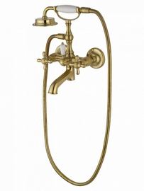 Смеситель для ванны с душем Wonzon & Woghand Retro, брашированное золото, WW-88639020- BG - фото, отзывы, цена