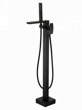 Смеситель для ванны напольный Wonzon & Woghand Fit, черный матовый, WW-88649009-MB - фото, отзывы, цена