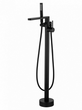 Смеситель для ванны напольный Wonzon & Woghand Stick, черный матовый, WW-88649901-MB - фото, отзывы, цена