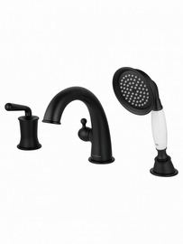 Смеситель на борт ванны Wonzon & Woghand Steam, черный матовый, WW-88659008-MB - фото, отзывы, цена