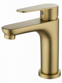 Смеситель для раковины Wonzon & Woghand Alfa, брашированное золото, WW-A40202-BG - фото, отзывы, цена