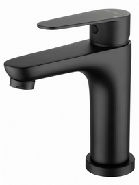 Смеситель для раковины Wonzon & Woghand Alfa, черный матовый, WW-A40202-MB - фото, отзывы, цена