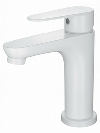 Смеситель для раковины Wonzon & Woghand Alfa, белый матовый, WW-A40202-MW - фото, отзывы, цена