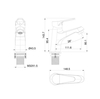 Смеситель для раковины Wonzon & Woghand, белый матовый, WW-A40212-MW - фото, отзывы, цена