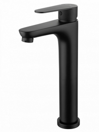 Смеситель для раковины высокий Wonzon & Woghand Alfa, черный матовый, WW-A40232-MB - фото, отзывы, цена