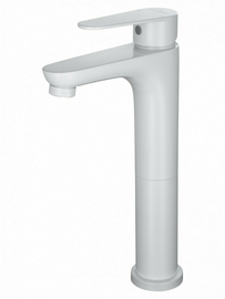 Смеситель для раковины высокий Wonzon & Woghand Alfa, белый матовый, WW-A40232-MW - фото, отзывы, цена