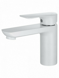 Смеситель для раковины Wonzon & Woghand Line, белый матовый, WW-A40732-MW - фото, отзывы, цена