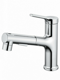 Смеситель для раковины Wonzon & Woghand с выдвижным изливом, хром, WW-A40862-CR - фото, отзывы, цена