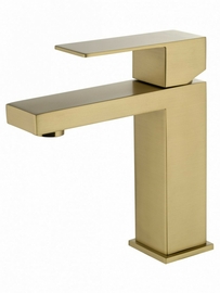 Смеситель для раковины Wonzon & Woghand, брашированное золото, WW-A40982-BG - фото, отзывы, цена