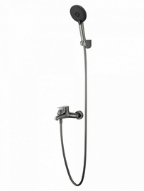 Смеситель для ванны с душем Wonzon & Woghand Alfa, темный графит, WW-AE3204-BGG - фото, отзывы, цена