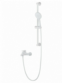 Смеситель для ванны с душевым гарнитуром Wonzon & Woghand Alfa, белый матовый, WW-AE3205-MW - фото, отзывы, цена