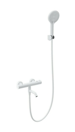 Смеситель для ванны с душем и термостатом Wonzon & Woghand Inn 3, белый матовый, WW-B2065-A1-MW - фото, отзывы, цена