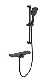 Смеситель для ванны с душем Wonzon & Woghand Onix, черный матовый, WW-B2551-A-MB - фото, отзывы, цена