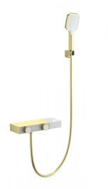 Смеситель для ванны с душем Wonzon & Woghand Shelf, брашированное золото, WW-B2551-BG - фото, отзывы, цена