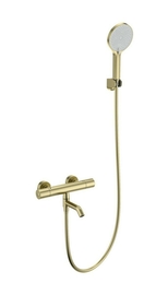 Смеситель для ванны с душем и термостатом Wonzon & Woghand Inn 1, брашированное золото, WW-B3013-A1-BG - фото, отзывы, цена