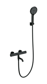 Смеситель для ванны с душем и термостатом Wonzon & Woghand Inn 1, черный матовый, WW-B3013-A1-MB - фото, отзывы, цена