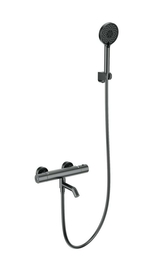 Смеситель для ванны с душем и термостатом Wonzon & Woghand, темный графит, WW-B3029-A1-BGG - фото, отзывы, цена