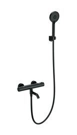 Смеситель для ванны с душем и термостатом Wonzon & Woghand, черный матовый, WW-B3029-A1-MB - фото, отзывы, цена