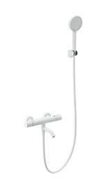 Смеситель для ванны с душем и термостатом Wonzon & Woghand, белый матовый, WW-B3029-A1-MW - фото, отзывы, цена