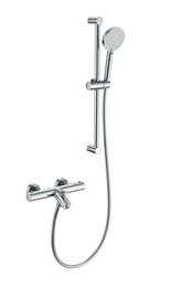 Смеситель для ванны с душевым гарнитуром и термостатом Wonzon & Woghand, хром, WW-C2002-A-CR - фото, отзывы, цена