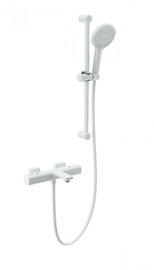 Смеситель для ванны с душем и термостатом Wonzon & Woghand Solid, белый матовый, WW-C2011- A-MW - фото, отзывы, цена