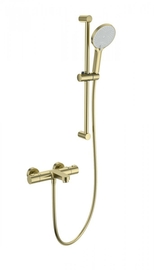 Смеситель для ванны с душем и термостатом Wonzon & Woghand, брашированное золото, WW-C2018-A-BG - фото, отзывы, цена