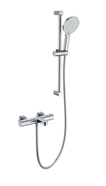 Смеситель для ванны с душевым гарнитуром и термостатом Wonzon & Woghand, хром, WW-C2018-A-CR - фото, отзывы, цена