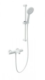 Смеситель для ванны с душем и термостатом Wonzon & Woghand, белый матовый, WW-C2018-A-MW - фото, отзывы, цена