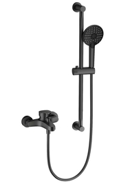 Смеситель для ванны с душевым гарнитуром Wonzon & Woghand, темный графит, WW-C2501-BGG - фото, отзывы, цена