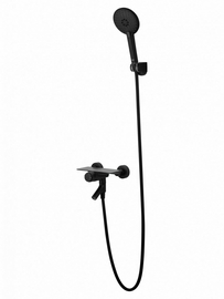 Смеситель для ванны с душем Wonzon & Woghand Click, черный матовый, WW-FE05L221-MB - фото, отзывы, цена