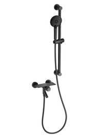 Смеситель для ванны с душевым гарнитуром Wonzon & Woghand Click, темный графит, WW- FE05L222-BGG - фото, отзывы, цена