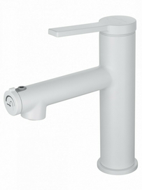 Смеситель для раковины Wonzon & Woghand с функцией полоскания, белый матовый, WW-H1017-MW - фото, отзывы, цена