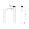 Смеситель для раковины высокий Wonzon & Woghand, хром, WW-H1062-CR - фото, отзывы, цена