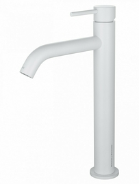 Смеситель для раковины высокий Wonzon & Woghand, белый матовый, WW-H1062-MW - фото, отзывы, цена